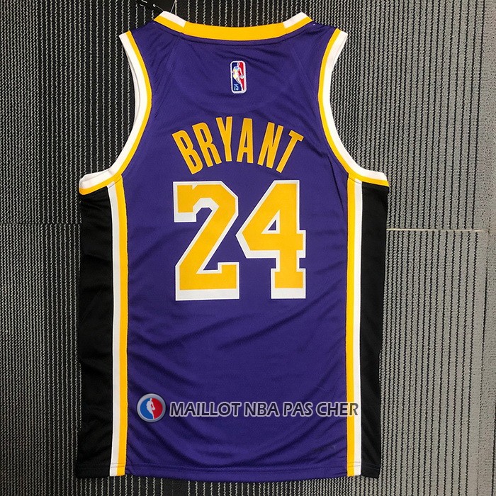 Maillot Los Angeles Lakers Kobe Bryant NO 24 Statement 2021-22 Volet